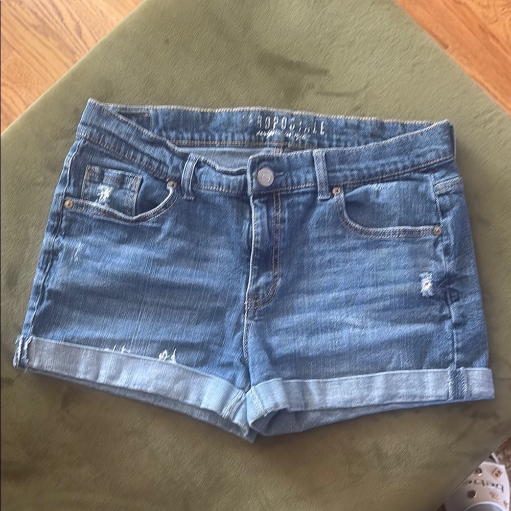 Aeropostale Blue Jean Shorts